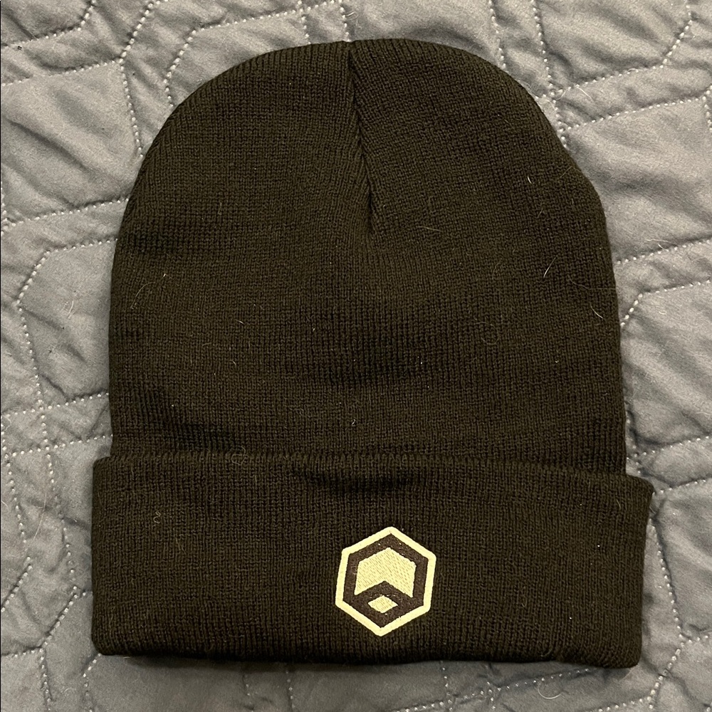 Supertask Black Beanie with Logo
